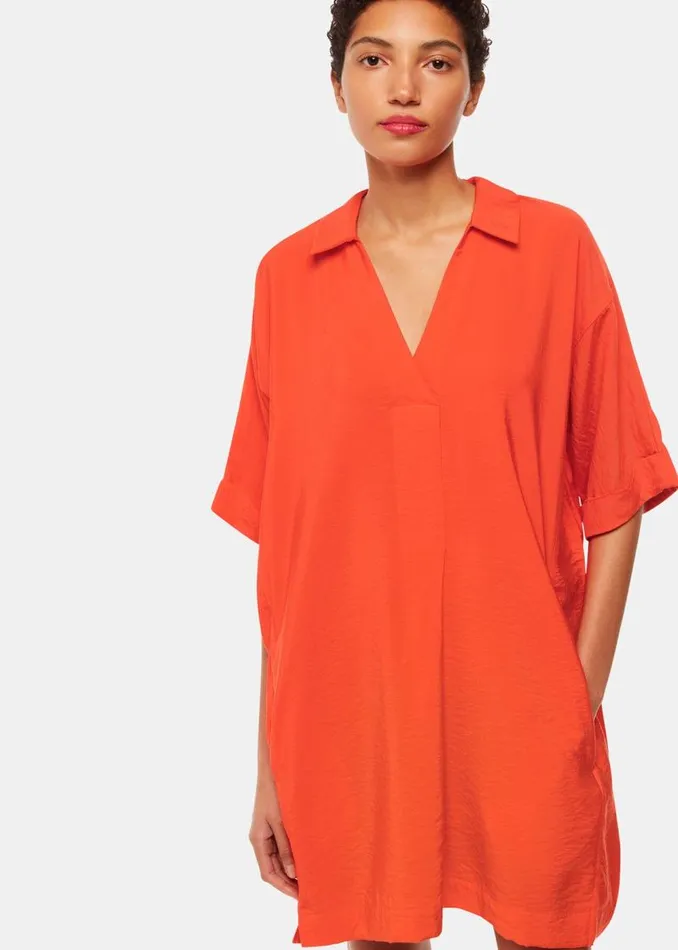 Whistles Dresses Red Melanie Dress 8211 Women