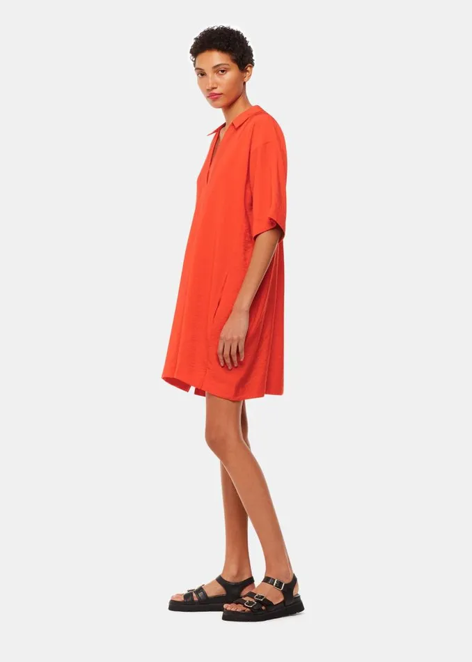 Whistles Dresses Red Melanie Dress 8211 Women