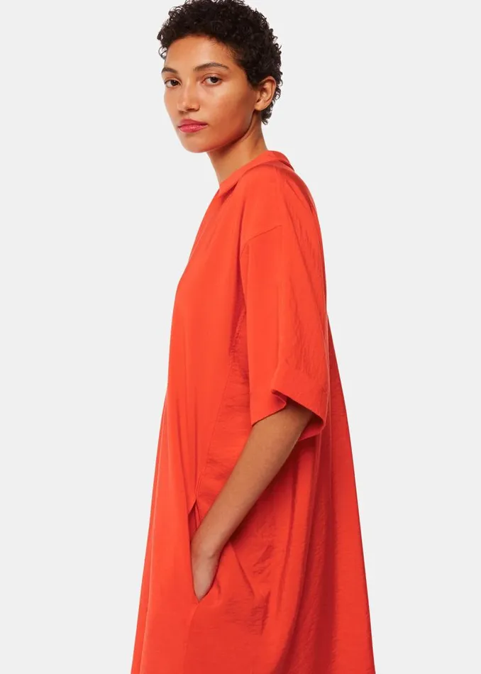 Whistles Dresses Red Melanie Dress 8211 Women