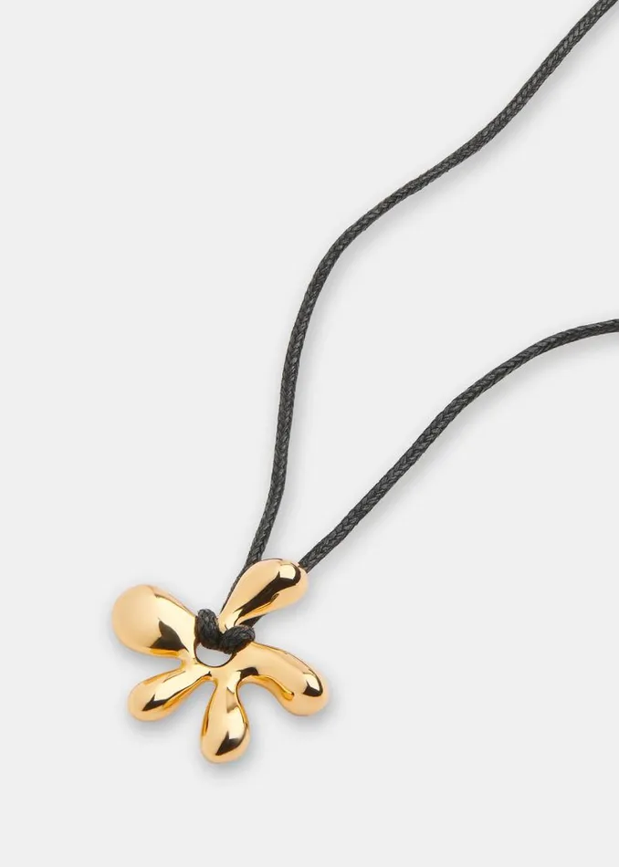 Whistles Jewelry Gold Abstract Cord Necklace 8211 Women