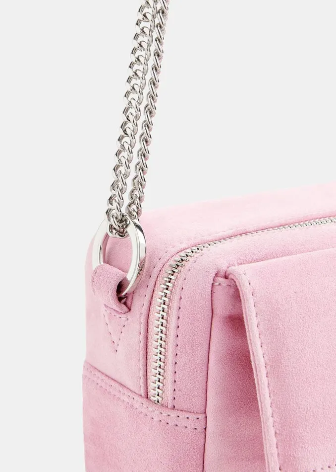 Whistles Leather Pale Pink Bibi Suede Mini Bag 8211 Women
