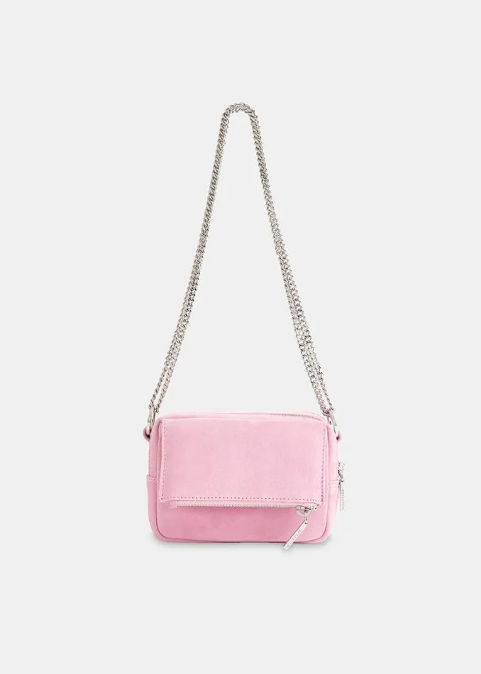 Whistles Leather Pale Pink Bibi Suede Mini Bag 8211 Women