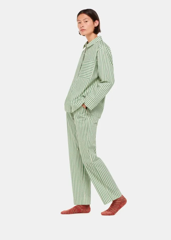 Whistles Pajamas Multicolour Cotton Stripe Pajama Shirt 8211 Women