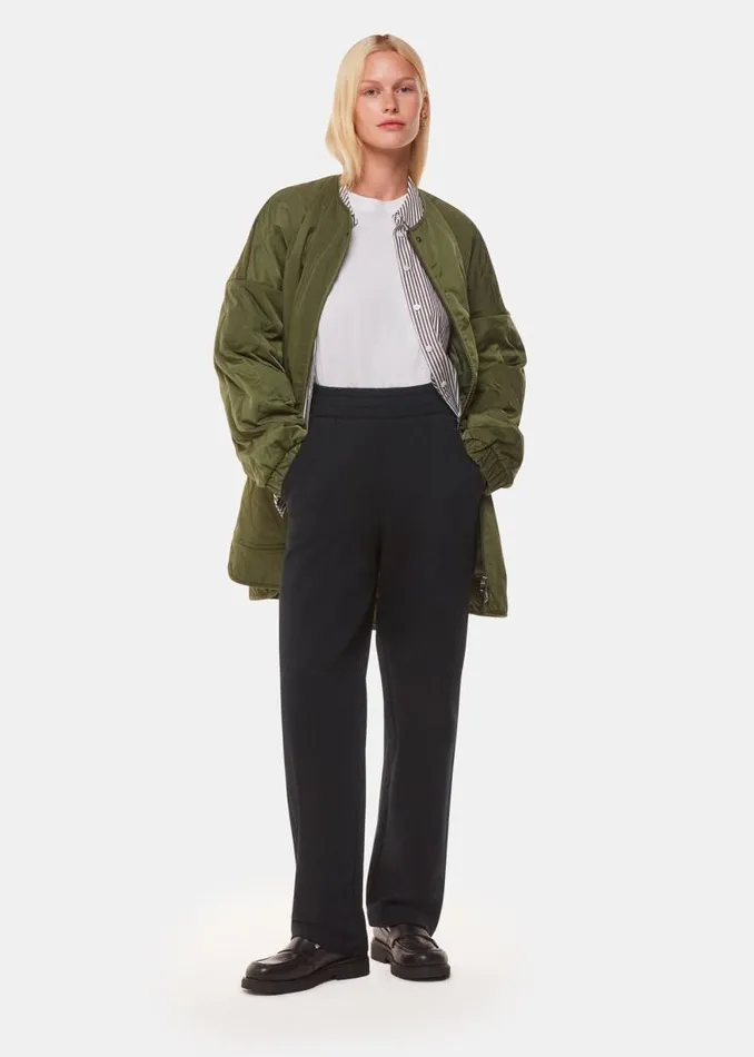 Whistles Pants Black Ultimate Straight Leg Jogger 8211 Women