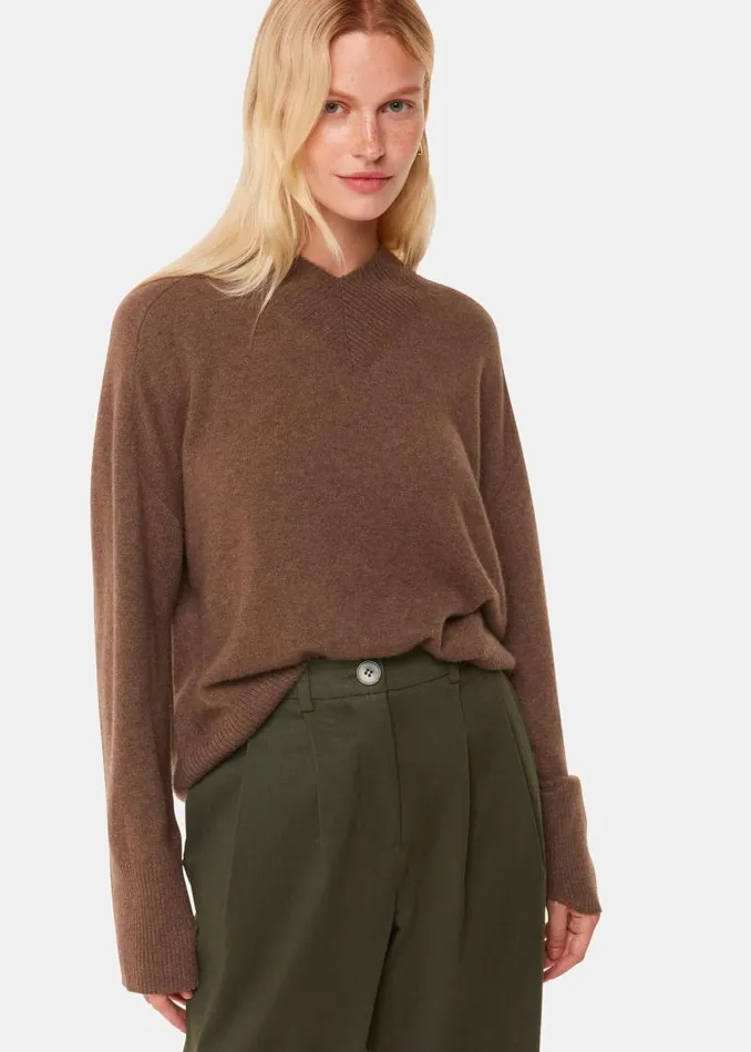 Whistles Pants Khaki Bethany Barrel Leg Pants 8211 Women