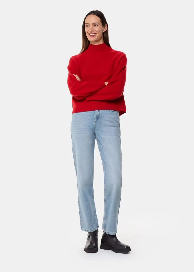 Whistles Pants Light Wash Authentic Column Leg Jean 8211 Women