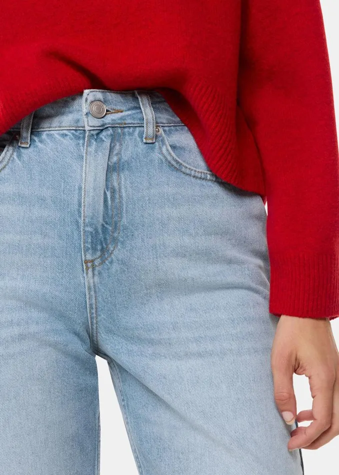 Whistles Pants Light Wash Authentic Column Leg Jean 8211 Women