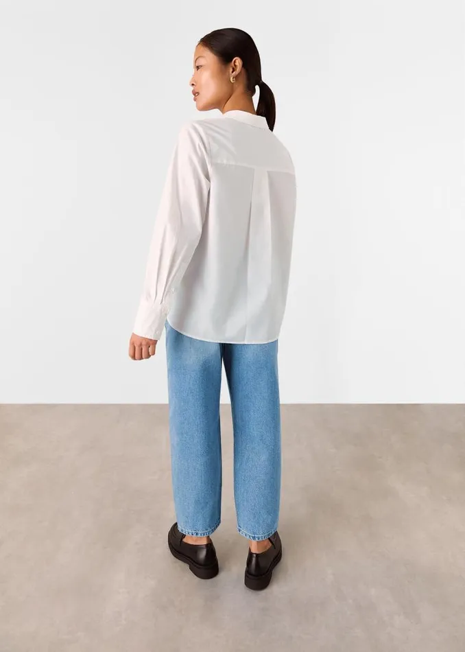 Whistles Petite Pants and Jeans Light Wash Petite Authentic Barrel Leg Jean 8211 Women