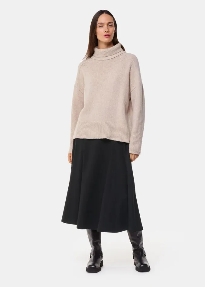 Whistles Skirts Black Ponte Full Skirt 8211 Women