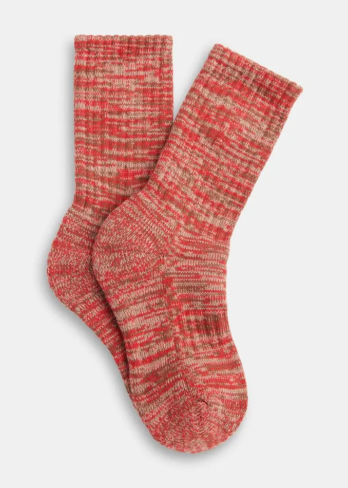 Whistles Socks and Pantyhose Red Chunky Marl Socks 8211 Women