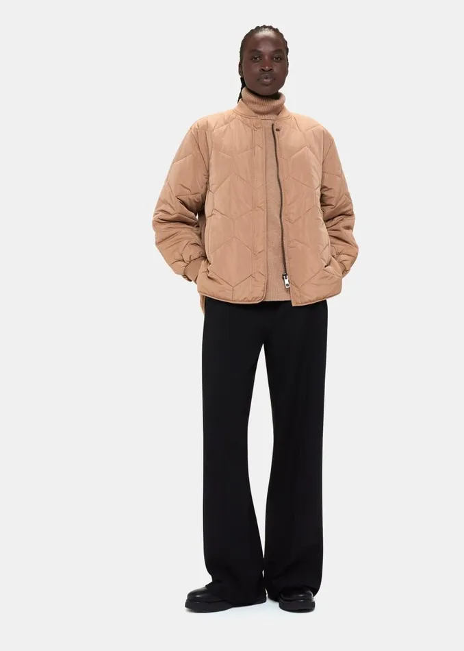 Whistles Sweaters and Cashmere Camel Cashmere Turtleneck Sweater 8211 Women