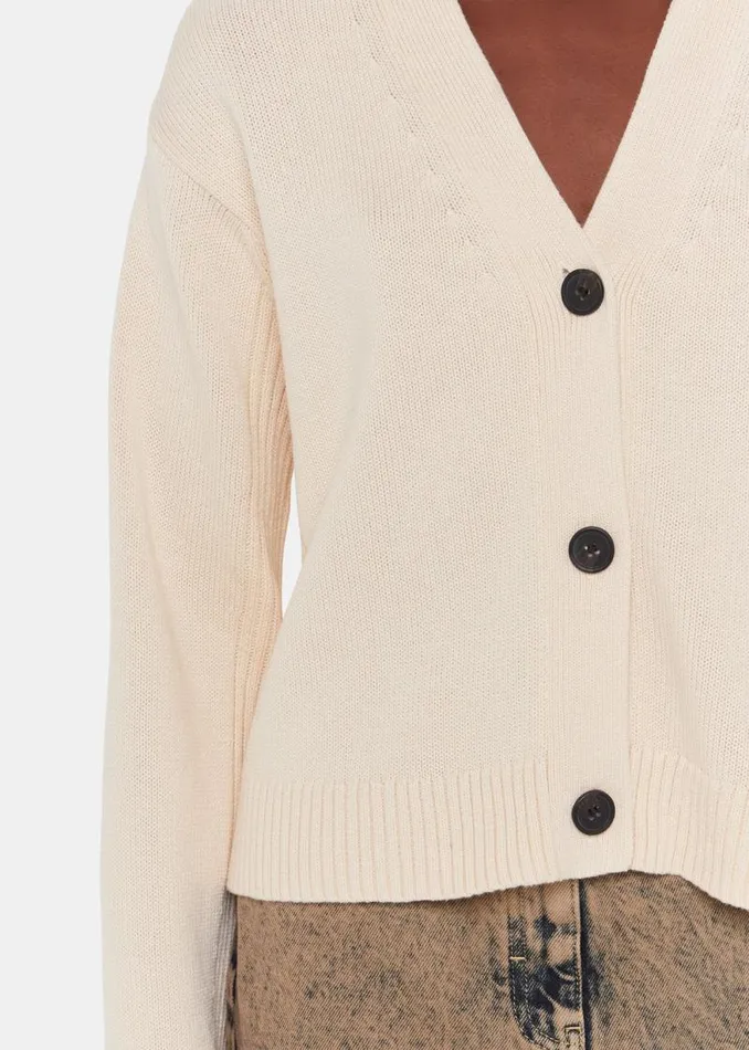 Whistles Sweaters and Cashmere Ivory Nina Button Front Cardigan 8211 Women