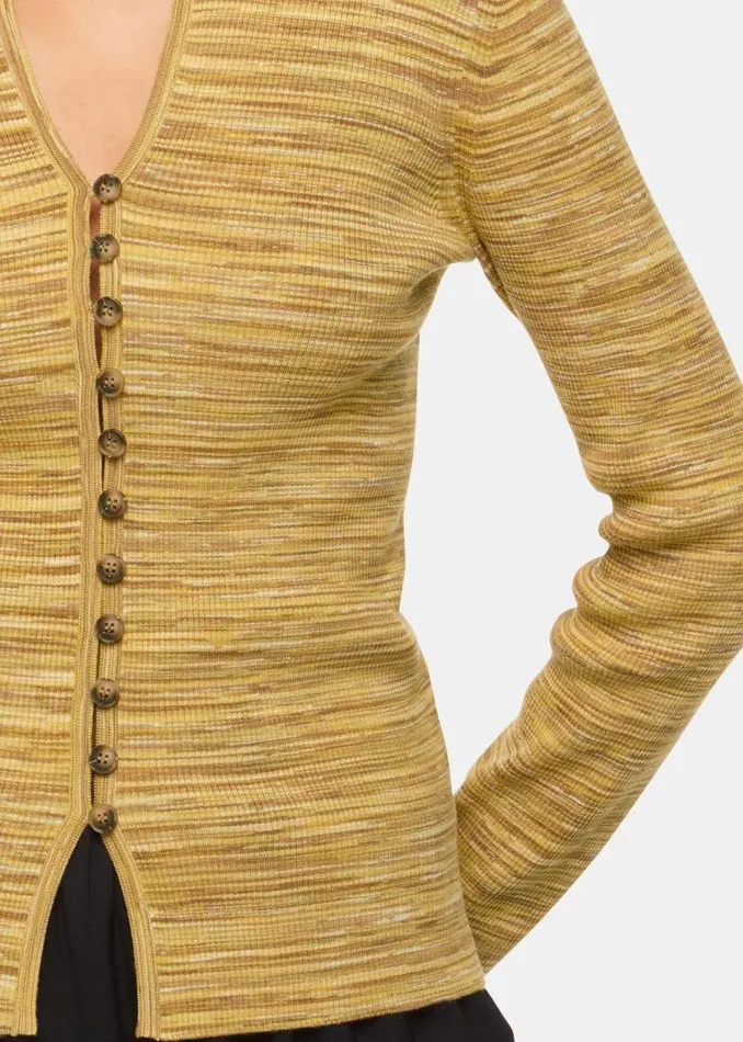 Whistles Sweaters and Cashmere Multicolour Spacedye Button Front Cardigan 8211 Women