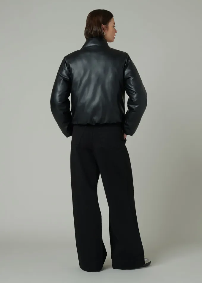 Wide Leg THE PLEATED DENIM TROUSER Black 8211 Joe8217s Jeans Women