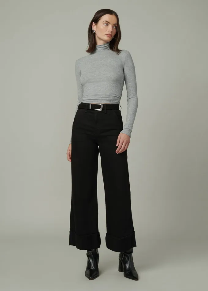 Wide Leg Women THE TRIXIE Black Joe8217s Jeans