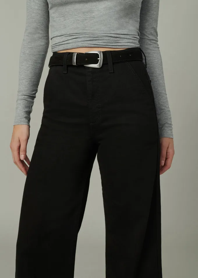 Wide Leg Women THE TRIXIE Black Joe8217s Jeans