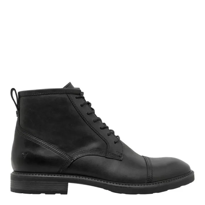 Windsor Smith Boots Men ABEL BLACK LEATHER BOOTS