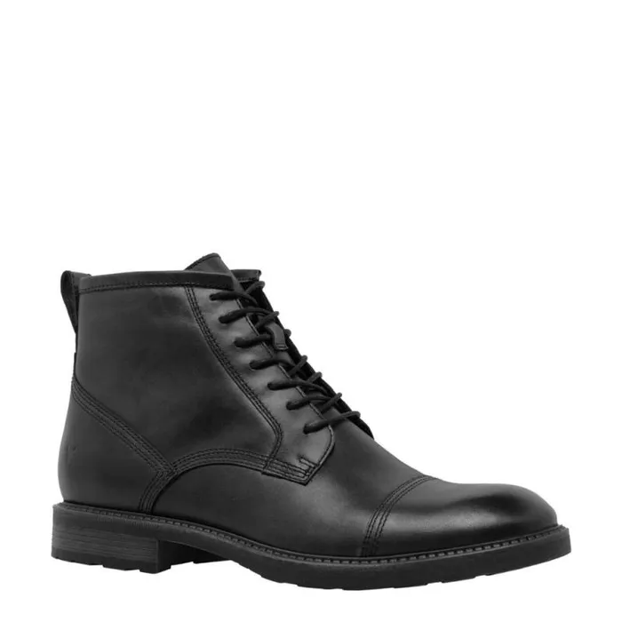 Windsor Smith Boots Men ABEL BLACK LEATHER BOOTS