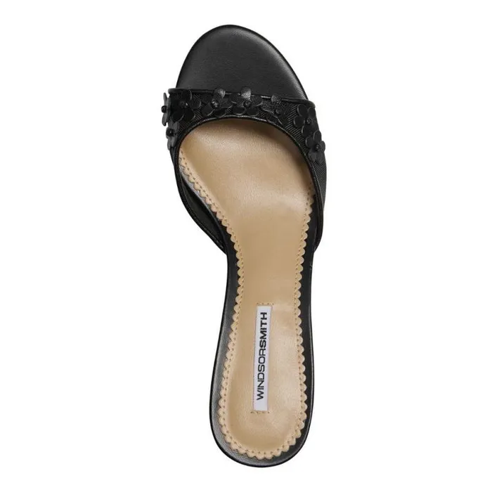 Windsor Smith Heels Women PRETTIER BLACK MESH HEELS