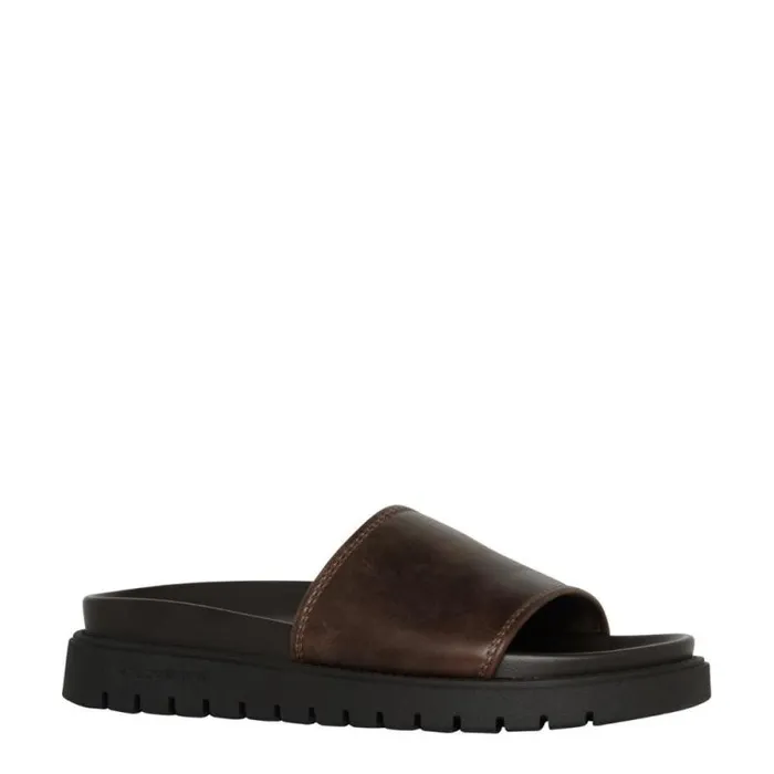 Windsor Smith Sandals Men ROWDY DARK BROWN LEATHER SANDALS
