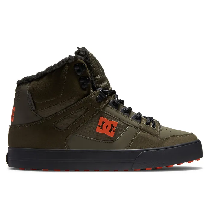 Winter Boots Pure HighTop Winter Shoes dusty oliveorange 8211 DC Shoes Men