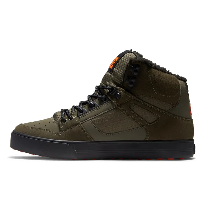 Winter Boots Pure HighTop Winter Shoes dusty oliveorange 8211 DC Shoes Men