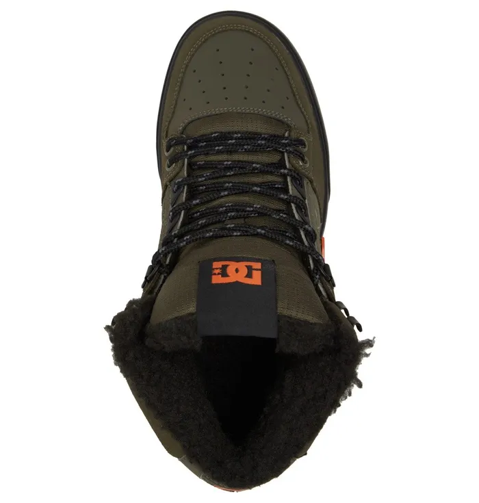 Winter Boots Pure HighTop Winter Shoes dusty oliveorange 8211 DC Shoes Men