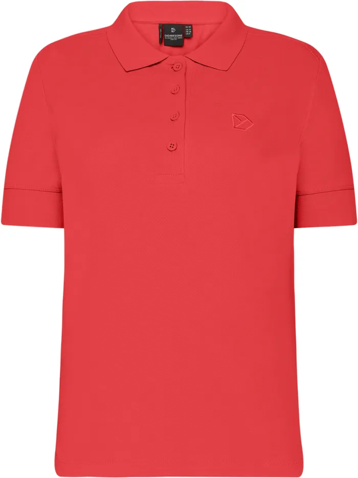 Wivi Polo Pomme Red Women Didriksons Tshirts Wivi Polo Pomme Red Women Didriksons Tshirts