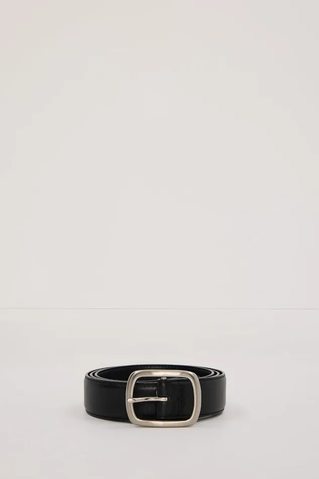 Women Accessories DISSH BRADFORD SILVER LEATHER BELT