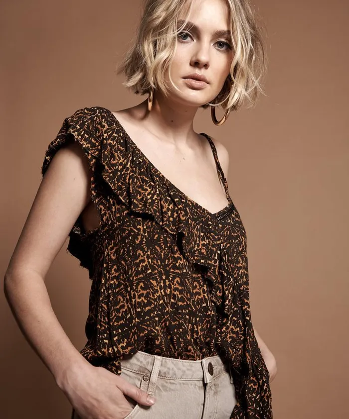 Women AFRICA ASHELY TOP One Teaspoon Tops