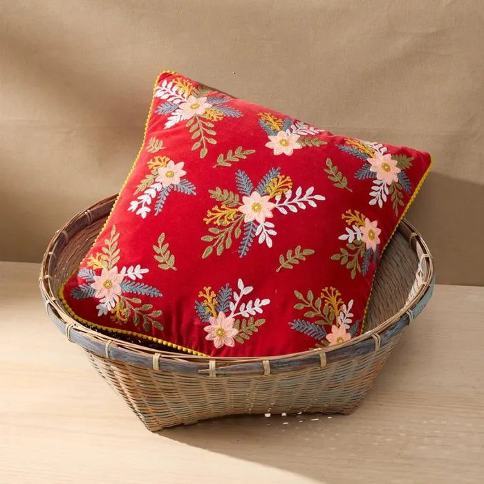 Women Always In Bloom Pillow Sundance Catalog Seasonal