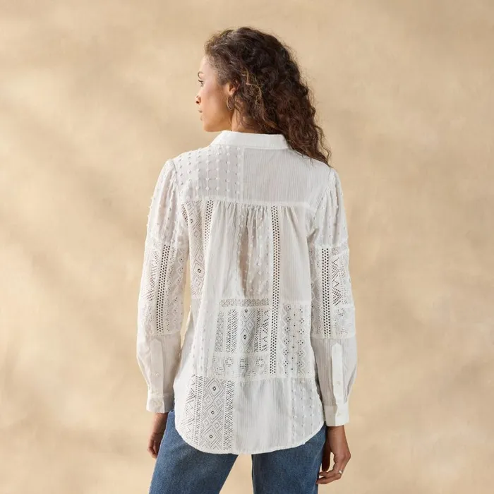 Women Ameya Top Petite White Sundance Catalog Tops Women Ameya Top Petite White Sundance Catalog Tops