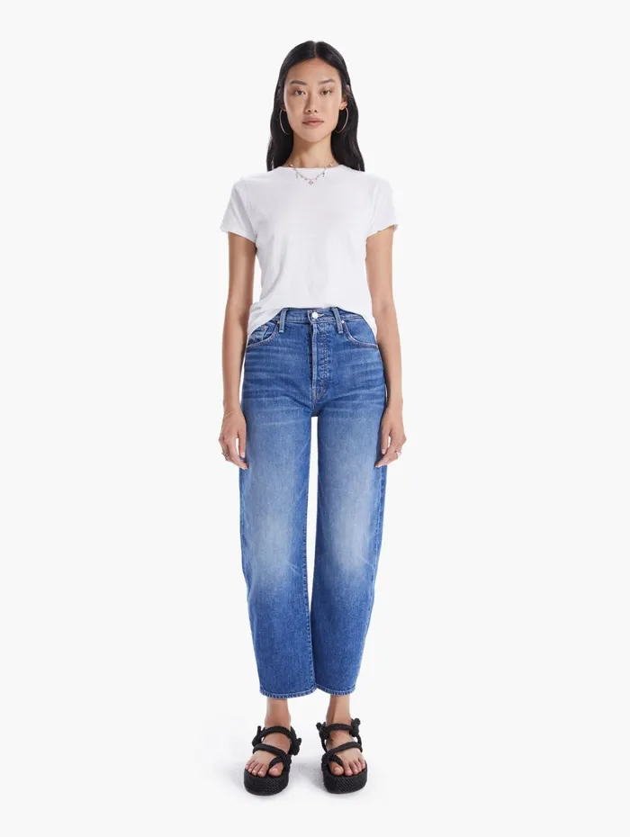 Women Ankle Mother Denim The Curbside Ankle Medium Blue