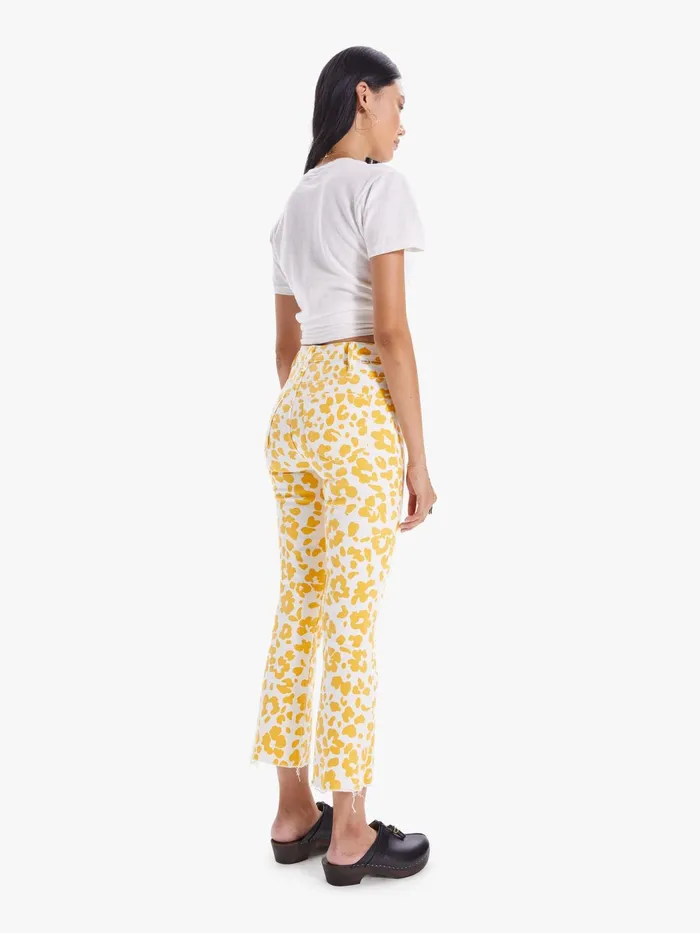 Women Ankle Mother Denim The Hustler Ankle Fray Yellow