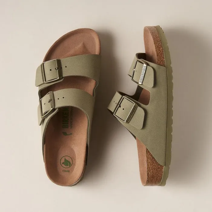 Women Arizona Vegan Sandals Faded Khaki Sundance Catalog Sandals