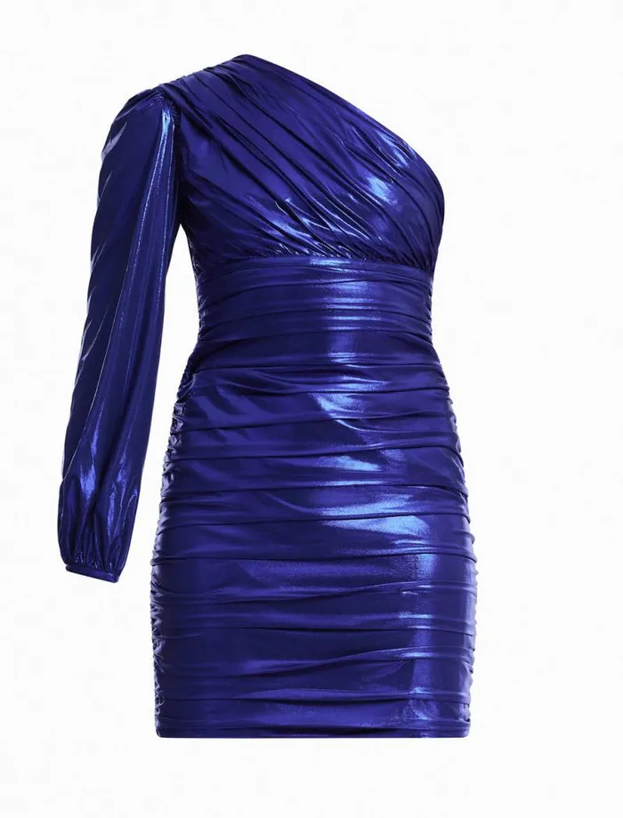Women Astra One Shoulder Mini Dress Royal Blue BCBG Dresses Women Astra One Shoulder Mini Dress Royal Blue BCBG Dresses