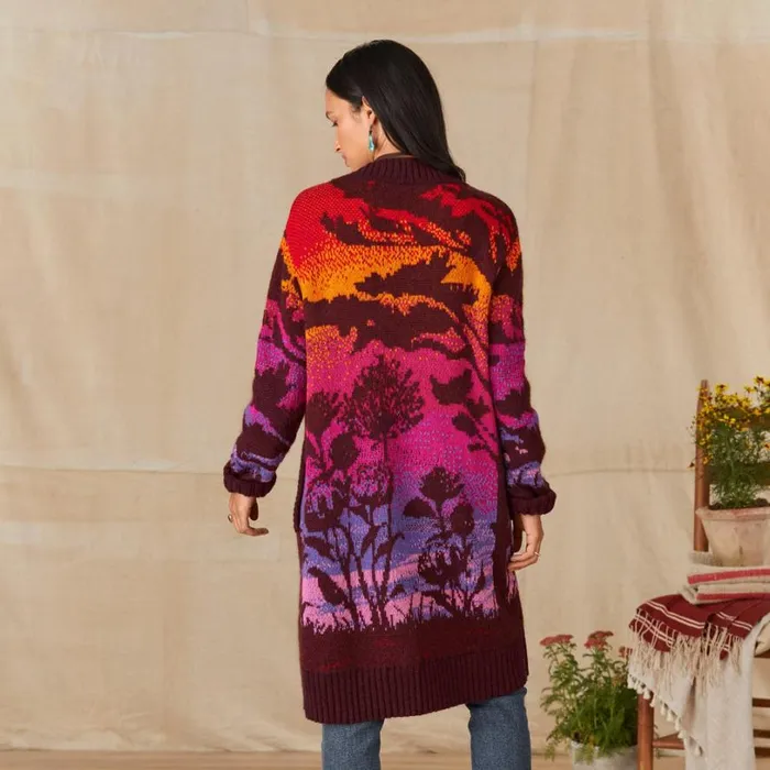 Women Autumn Sunset Sweater Coat Blackberry Sundance Catalog Sweaters Women Autumn Sunset Sweater Coat Blackberry Sundance Catalog Sweaters