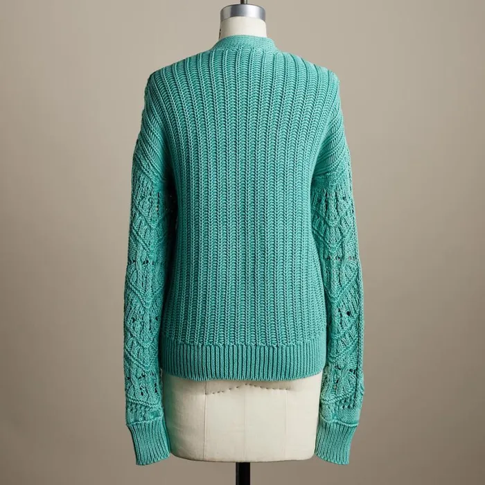 Women Aveline Cardigan Petite Sea Green Sundance Catalog Sweaters