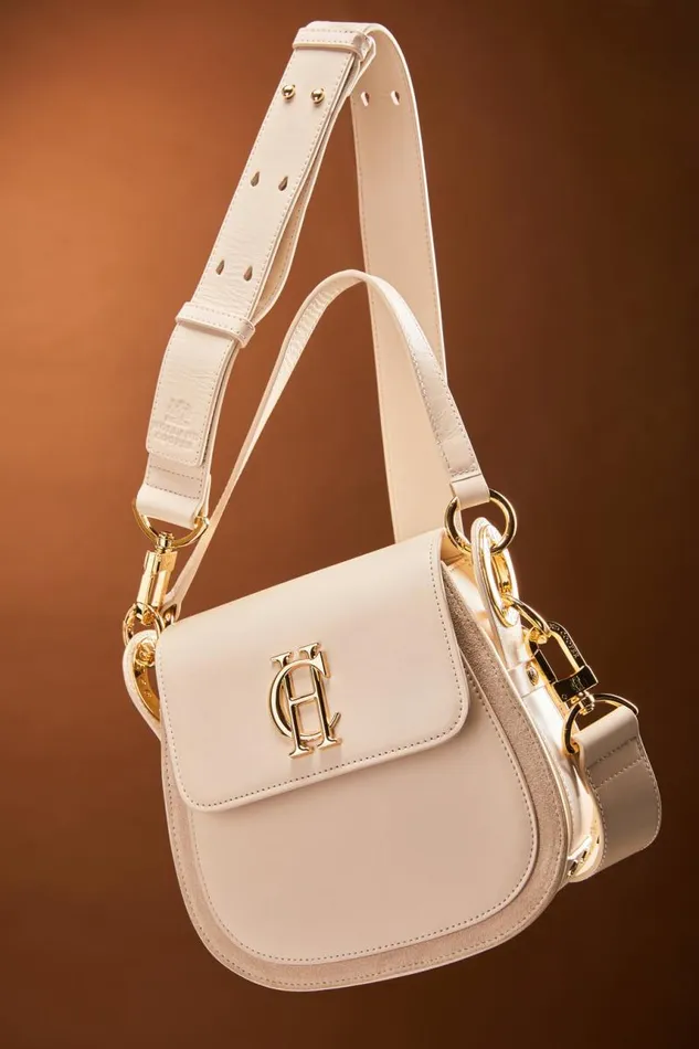 Women Bags Holland Cooper Chelsea Saddle Bag Cream
