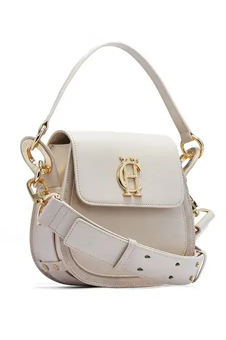 Women Bags Holland Cooper Chelsea Saddle Bag Cream