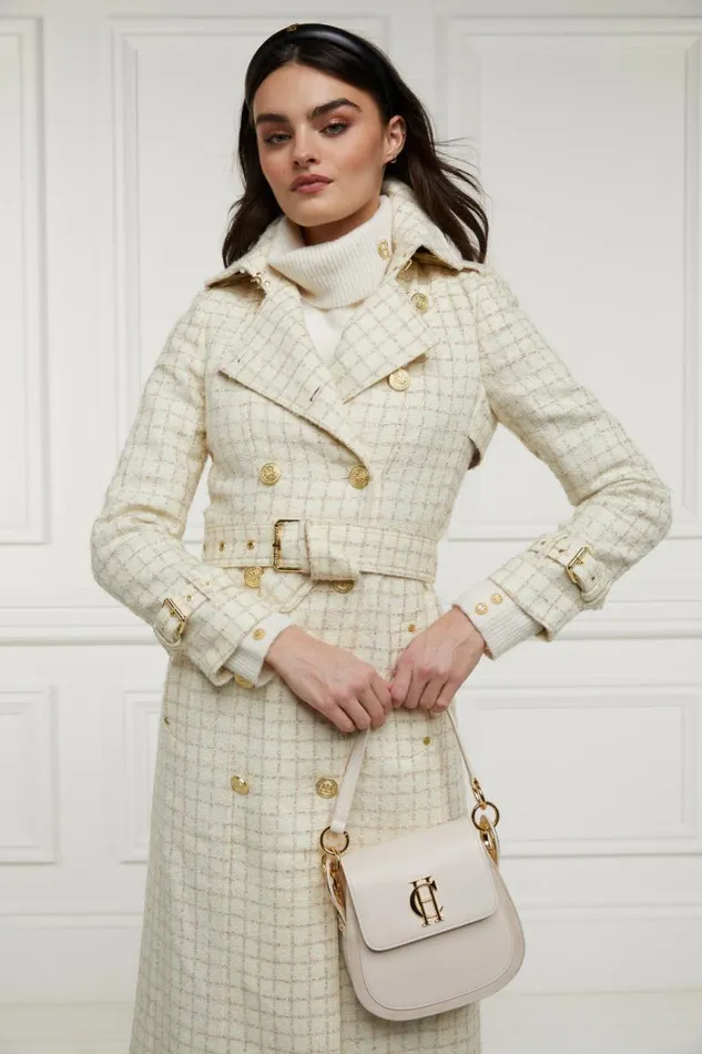 Women Bags Holland Cooper Chelsea Saddle Bag Cream
