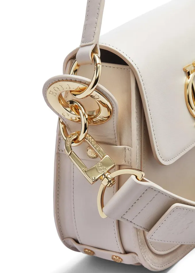Women Bags Holland Cooper Chelsea Saddle Bag Cream