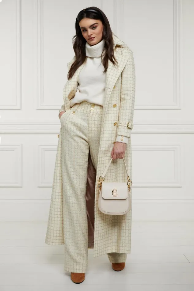 Women Bags Holland Cooper Chelsea Saddle Bag Cream