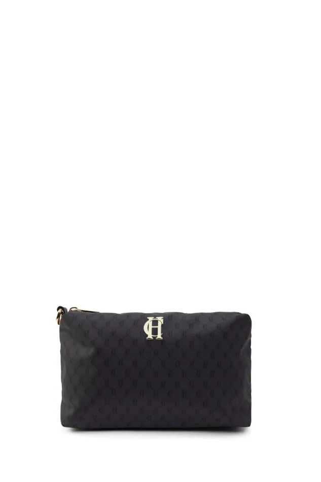 Women Bags Holland Cooper Regency Wash Bag Black Monogram