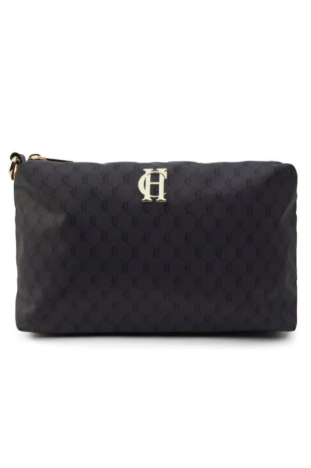 Women Bags Holland Cooper Regency Wash Bag Black Monogram