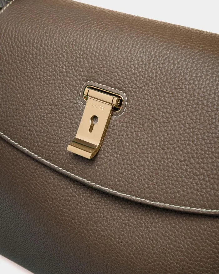 Women Bally Top Handle Bags Layka Leather Top Handle Bag In Light Brown Beige Women Bally Top Handle Bags Layka Leather Top Handle Bag In Light Brown Beige