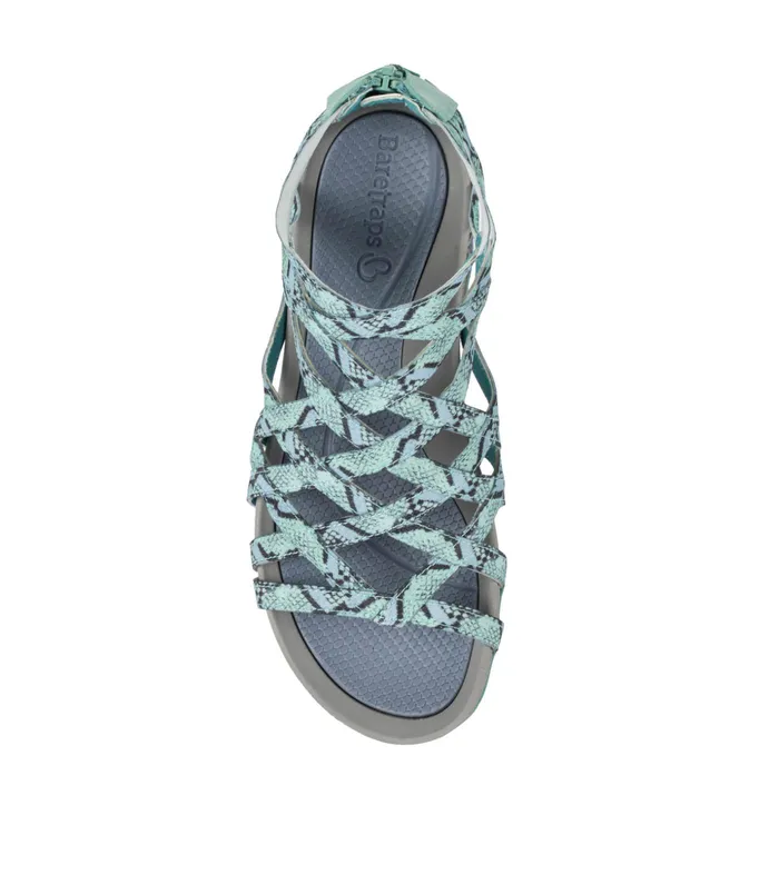 Women Baretraps Active Sandals Samina Sandal Sky Multi Snake