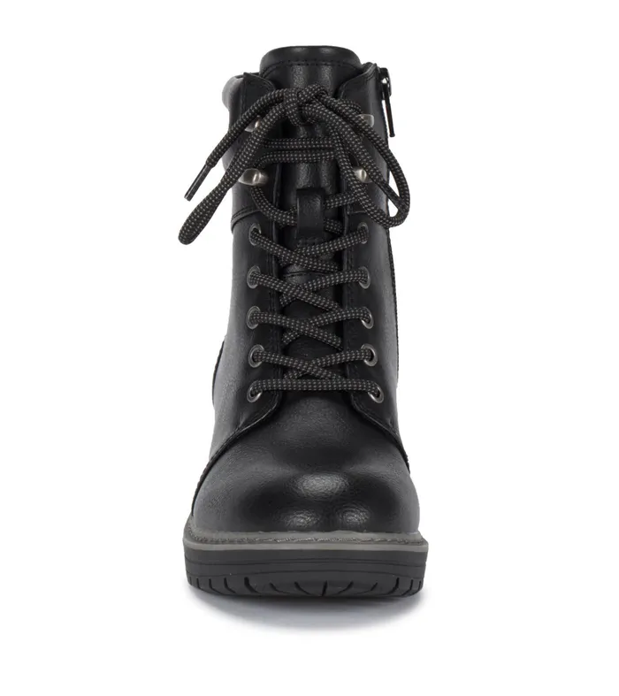Women Baretraps Booties Akira Lace Up Bootie Black