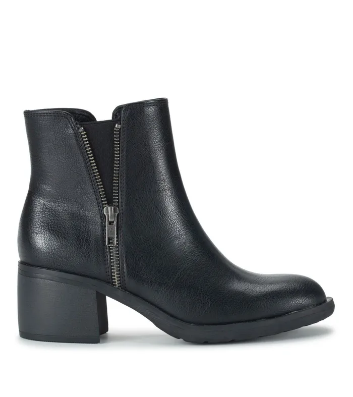 Women Baretraps Booties Avery Block Heel Bootie Black