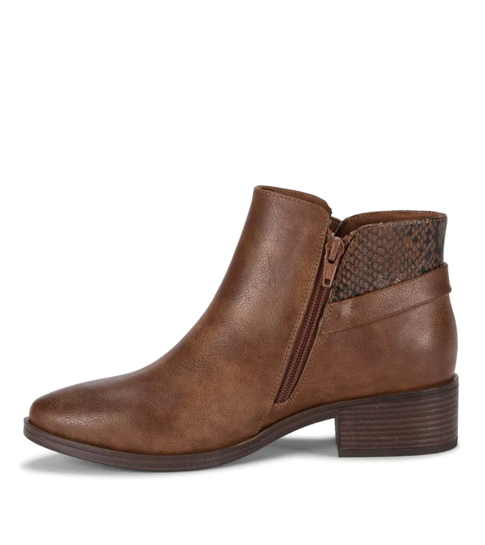 Women Baretraps Booties Marconi Bootie Brush Brown Snake